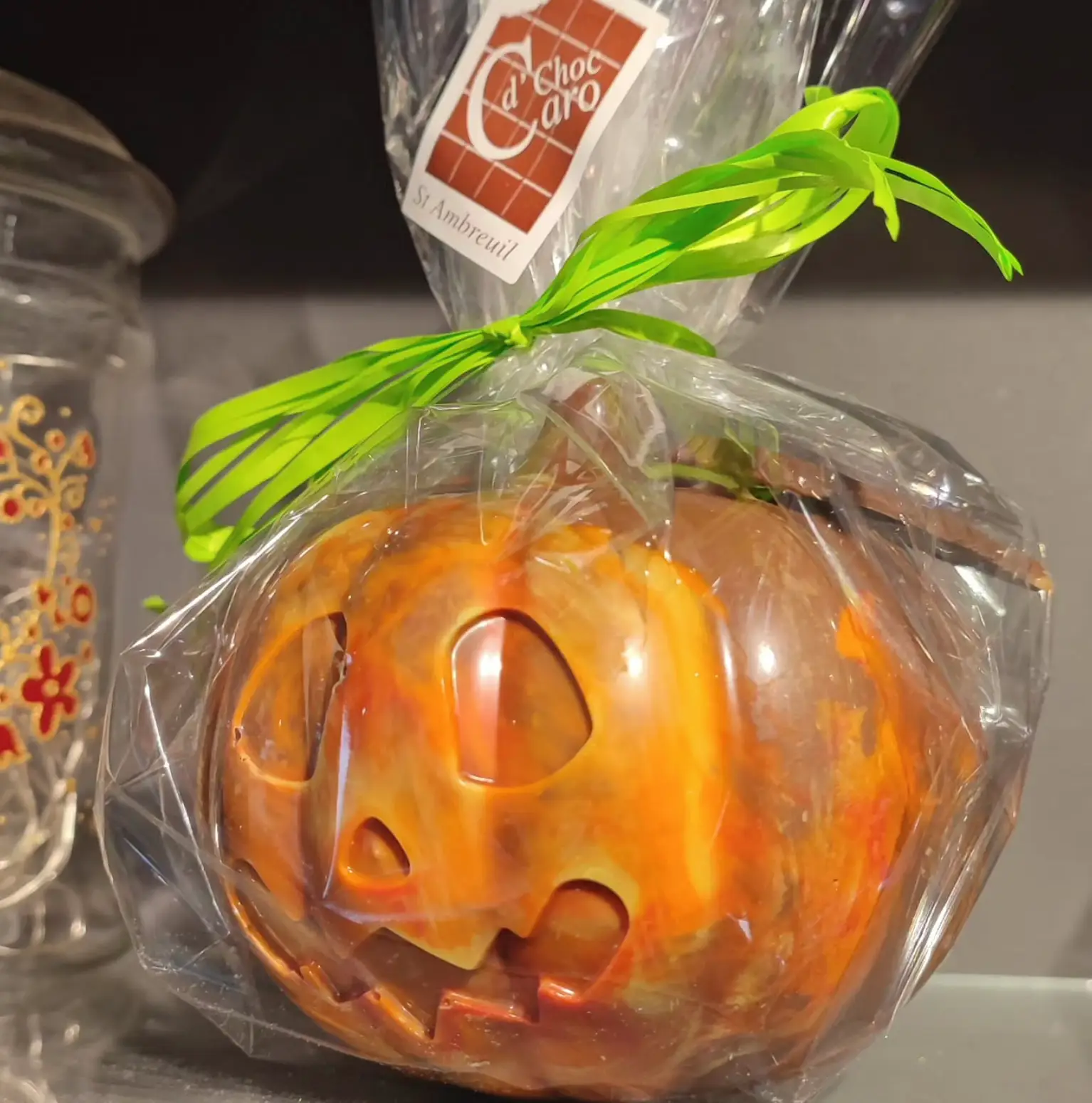 Boîte de chocolats romantique